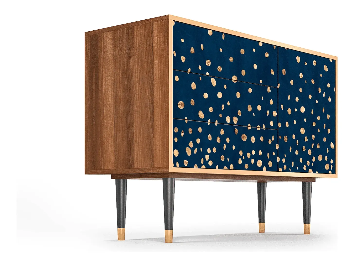 Aparador - 115х84х41 cm - S3 - Night Skies, Nogal
