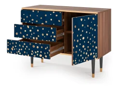 Aparador - 115х84х41 cm - S3 - Night Skies, Nogal