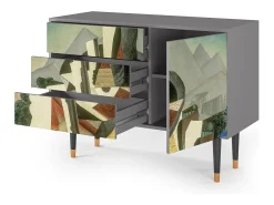 Aparador - 115х84х41 cm - S3 - Nighthawks by Hopper, Gris