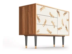Aparador - 115х84х41 cm - S3 - Nude Dragonflies, Nogal