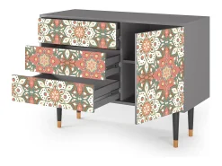 Aparador - 115х84х41 cm - S3 - Peach Grove, Gris