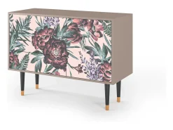 Aparador - 115х84х41 cm - S3 - Peach Peonies, Latte