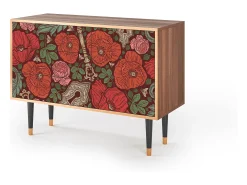 Aparador - 115х84х41 cm - S3 - Poppy Garden, Nogal