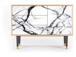 Aparador - 115х84х41 cm - S3 - Raven Marble, Nogal