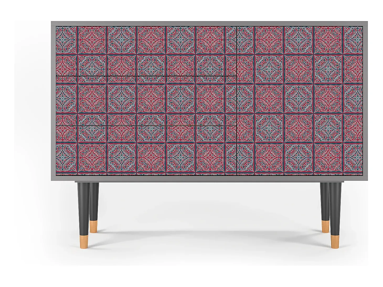 Aparador - 115х84х41 cm - S3 - Riviera Mosaic, Gris
