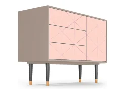 Aparador - 115х84х41 cm - S3 - Rose Quartz, Latte
