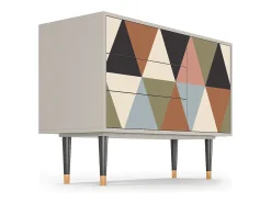 Aparador - 115х84х41 cm - S3 - Royal Triangles, Arena