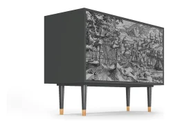 Aparador - 115х84х41 cm - S3 - Rusticorum, Antracita