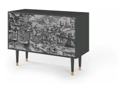 Aparador - 115х84х41 cm - S3 - Rusticorum, Antracita
