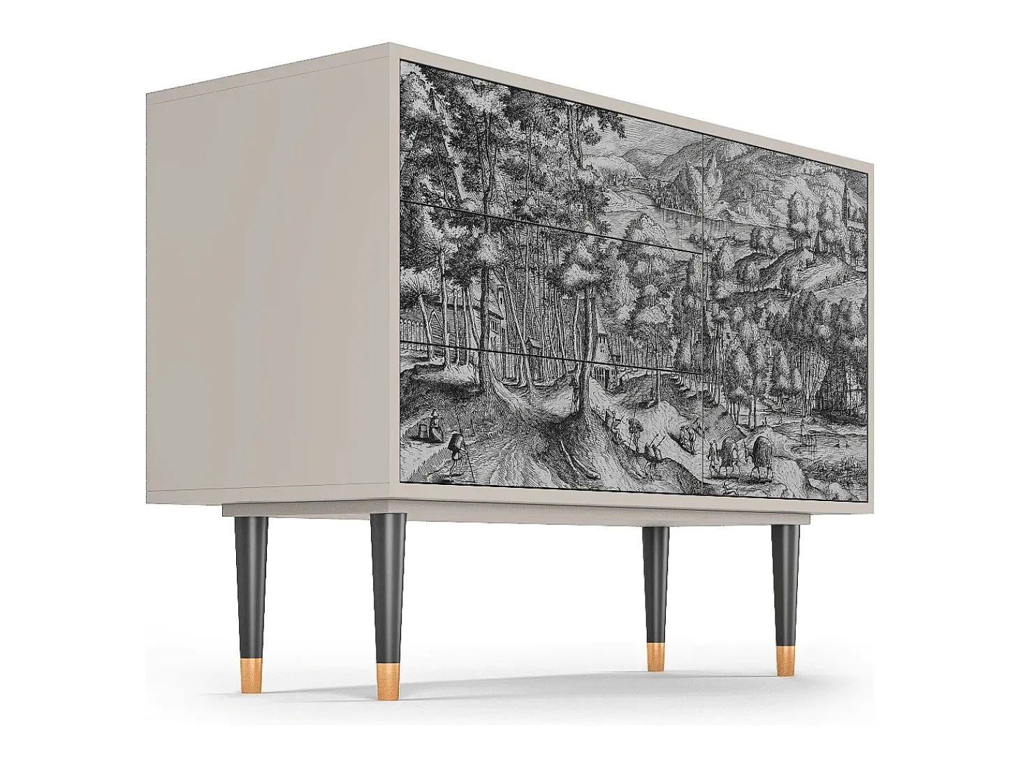 Aparador - 115х84х41 cm - S3 - Rusticorum, Arena