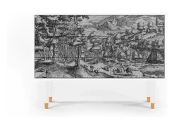 Aparador - 115х84х41 cm - S3 - Rusticorum, Blanco