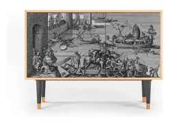 Aparador - 115х84х41 cm - S3 - Saint Martin, Nogal