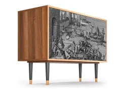 Aparador - 115х84х41 cm - S3 - Saint Martin, Nogal