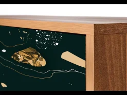 Aparador - 115х84х41 cm - S3 - Space Rocks, Nogal