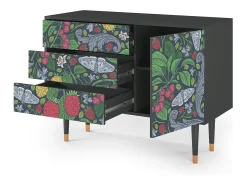 Aparador - 115х84х41 cm - S3 - Summer Berries, Antracita