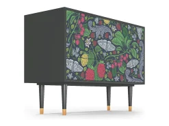 Aparador - 115х84х41 cm - S3 - Summer Berries, Antracita