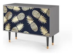 Aparador - 115х84х41 cm - S3 - Sunny Pineaple, Gris