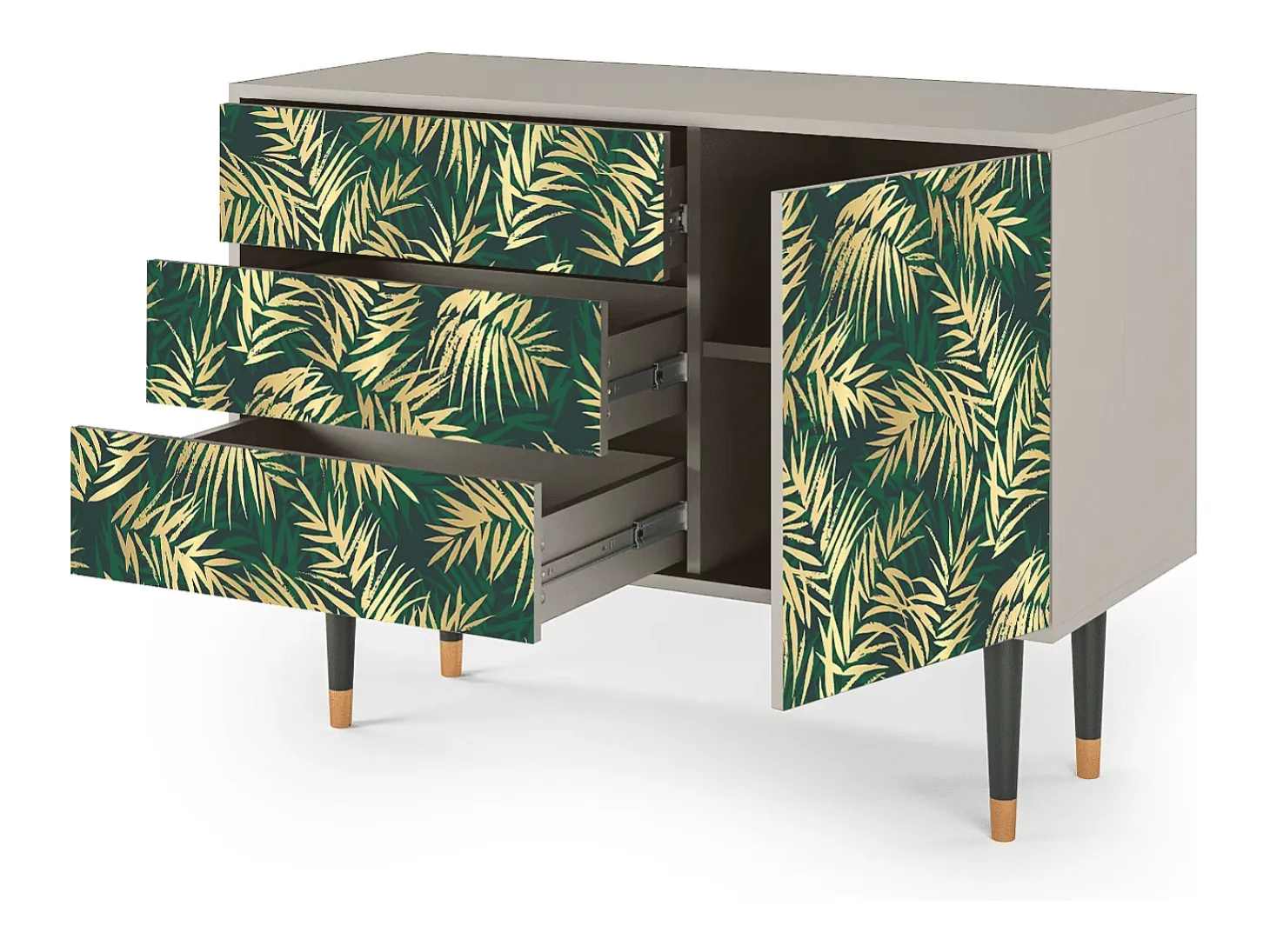 Aparador - 115х84х41 cm - S3 - Sunny Palm Tree, Arena