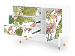 Aparador - 115х84х41 cm - S3 - Sweet Flamingo, Blanco