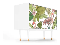 Aparador - 115х84х41 cm - S3 - Sweet Flamingo, Blanco