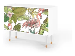 Aparador - 115х84х41 cm - S3 - Sweet Flamingo, Blanco