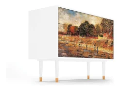 Aparador - 115х84х41 cm - S3 - The Banks, Blanco