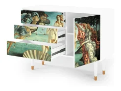 Aparador - 115х84х41 cm - S3 - The Birth of Venus, Blanco
