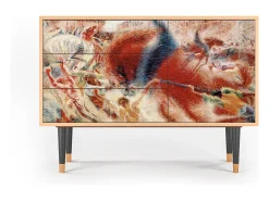 Aparador - 115х84х41 cm - S3 - The City Rises, Nogal