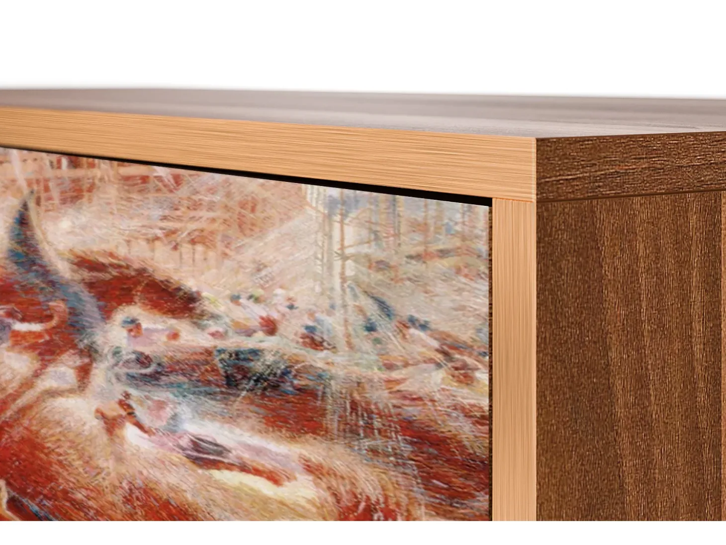 Aparador - 115х84х41 cm - S3 - The City Rises, Nogal