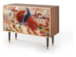 Aparador - 115х84х41 cm - S3 - The City Rises, Nogal