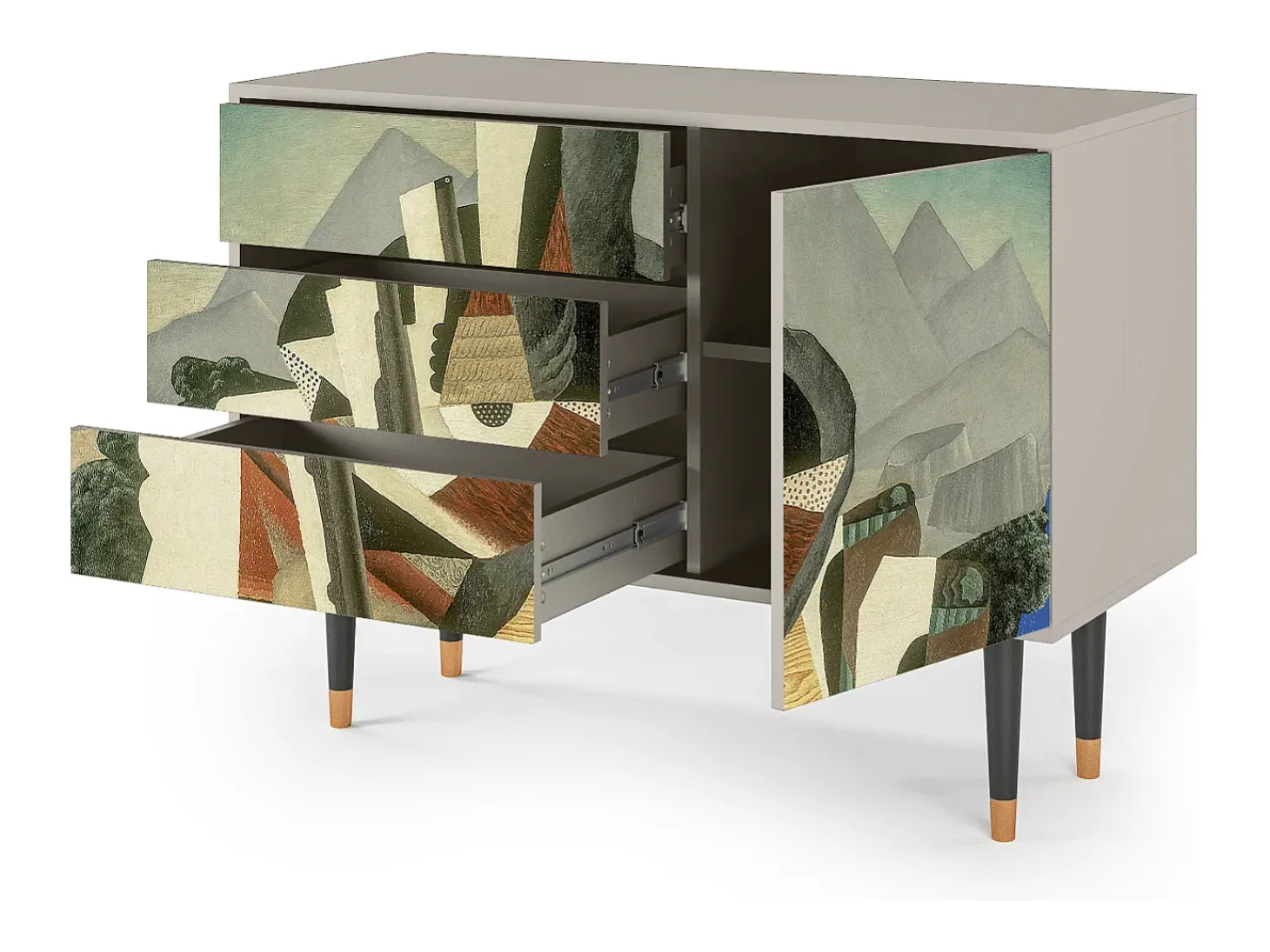 Aparador - 115х84х41 cm - S3 - The Cubist Paintings , Arena