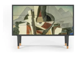 Aparador - 115х84х41 cm - S3 - The Cubist Paintings , Antracita