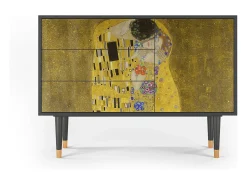 Aparador - 115х84х41 cm - S3 - The Kiss by Klimt , Antracita