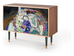 Aparador - 115х84х41 cm - S3 - The Maiden by Klimt, Nogal