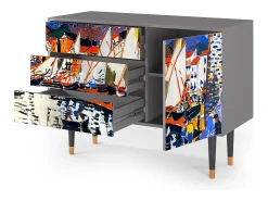 Aparador - 115х84х41 cm - S3 - The Port of Collioure , Gris