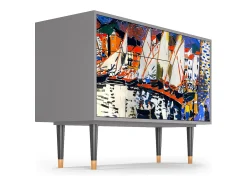Aparador - 115х84х41 cm - S3 - The Port of Collioure , Gris
