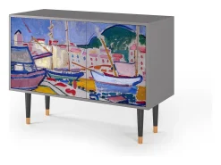 Aparador - 115х84х41 cm - S3 - The Port of Collioure , Gris