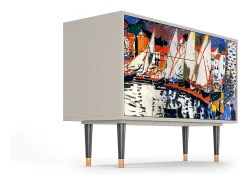 Aparador - 115х84х41 cm - S3 - The Port of Collioure , Arena