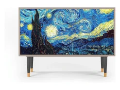 Aparador - 115х84х41 cm - S3 - The Starry Night , Latte