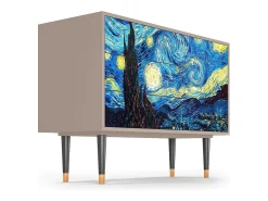 Aparador - 115х84х41 cm - S3 - The Starry Night , Latte
