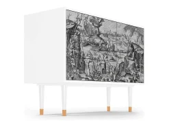 Aparador - 115х84х41 cm - S3 - The Temptation, Blanco