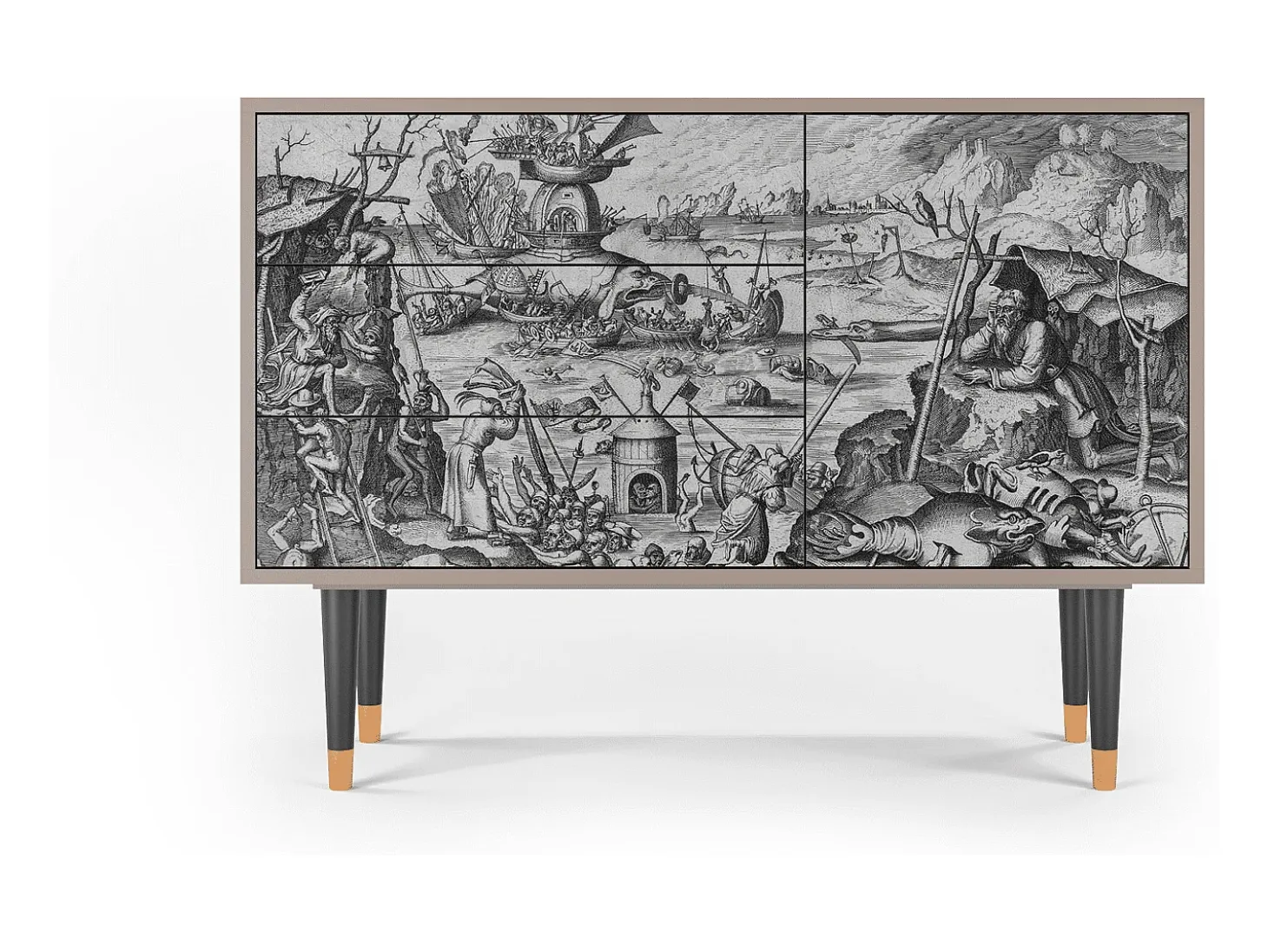 Aparador - 115х84х41 cm - S3 - The Temptation, Latte