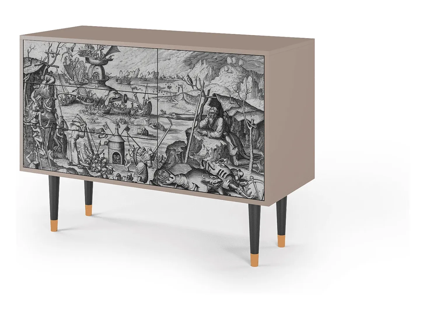 Aparador - 115х84х41 cm - S3 - The Temptation, Latte