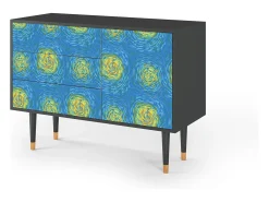 Aparador - 115х84х41 cm - S3 - Van Gogh Lights, Antracita