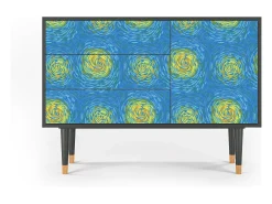 Aparador - 115х84х41 cm - S3 - Van Gogh Lights, Antracita