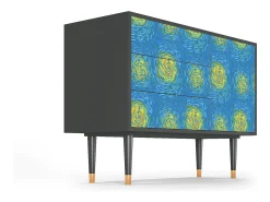 Aparador - 115х84х41 cm - S3 - Van Gogh Lights, Antracita