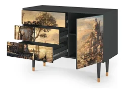 Aparador - 115х84х41 cm - S3 - Venice, Antracita