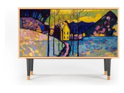 Aparador - 115х84х41 cm - S3 - Winter Landscape, Nogal