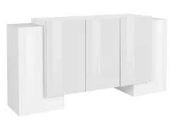 Aparador 170 cm cocina salón 5 puertas 4 estantes Pillon Lumi