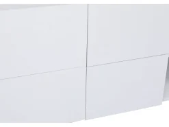 Aparador – 150cm x 42cm x 71cm – Blanco – Tablero de partículas con revestimiento de melamina